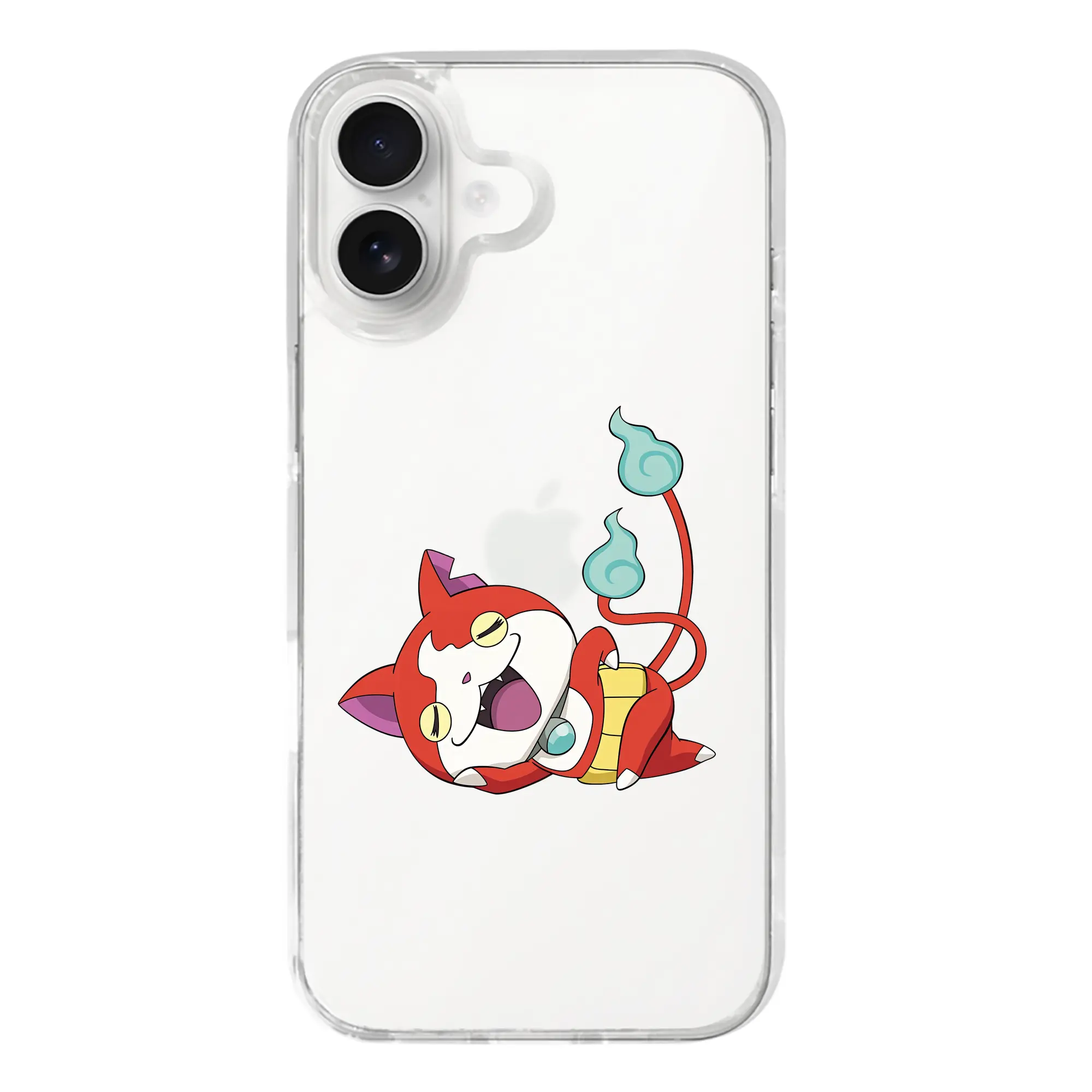 妖怪ウォッチ グッズ,ジバニャン - iPhone 17シリーズ 透明スマホケース – 薄型・耐衝撃・精密フィット保護カバー